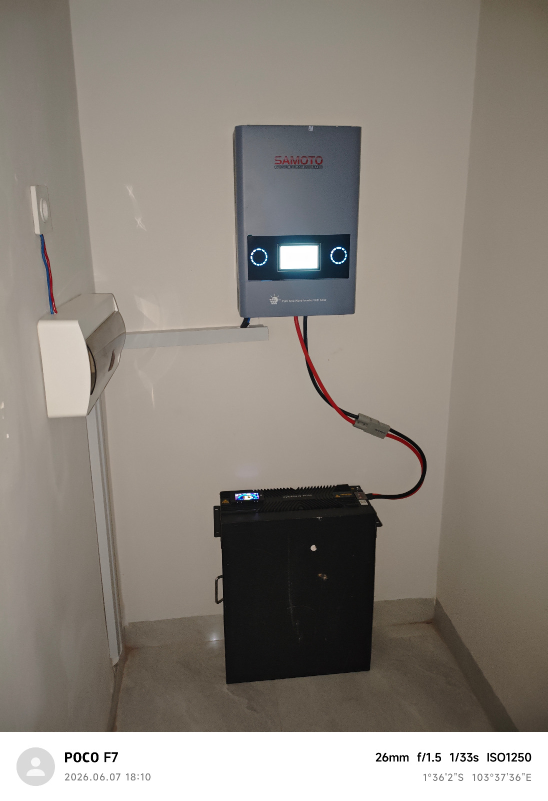 Inverter Hybrid Samoto & Baterai
